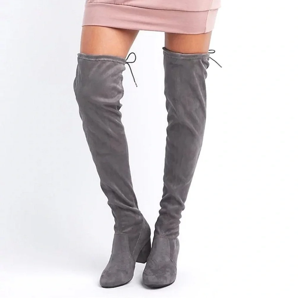 Light Pink Over-the-Knee Boots NWOB